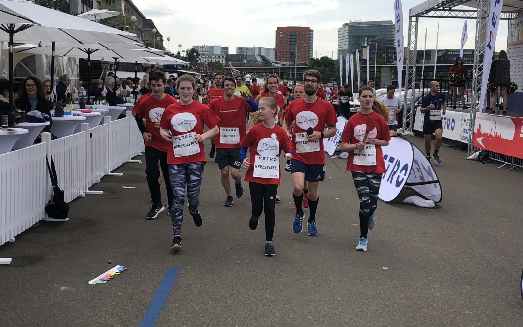 Staffellauf beim Düsseldorf-Marathon, 29.04.2018