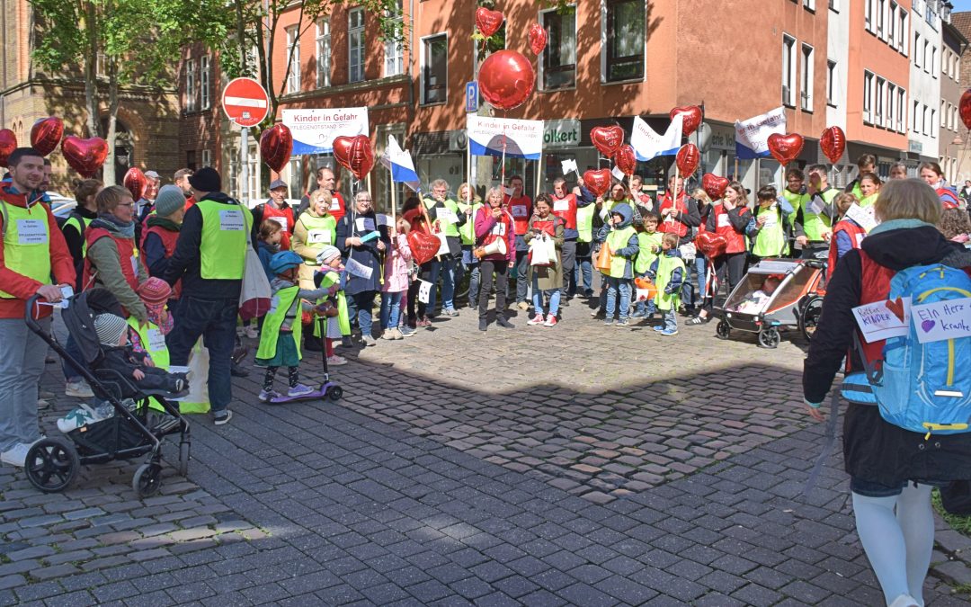 Demonstration „Kinder in Gefahr – Pflegenotstand stoppen!“